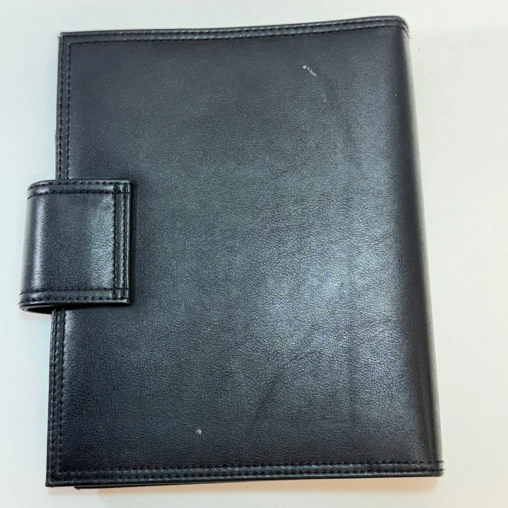 Day-Timer Personal Organizer Desk Size Black‎ Planner 7-Ring Binder Navigator